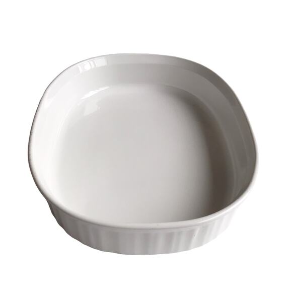 Vintage Corningware Open Roaster Oval Casserole Dish French White 1.5qt F-6-B - Picture 6 of 11